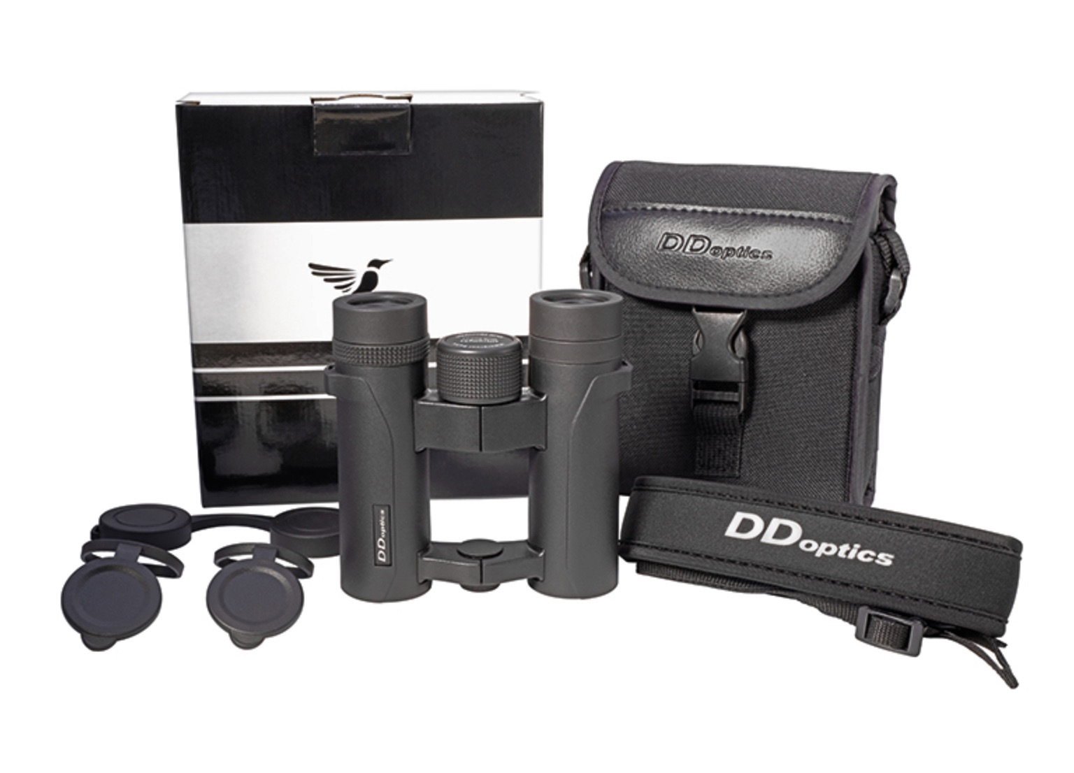 DDoptics 440120021 Fernglas Ultralight 10x26 mit Zubehör