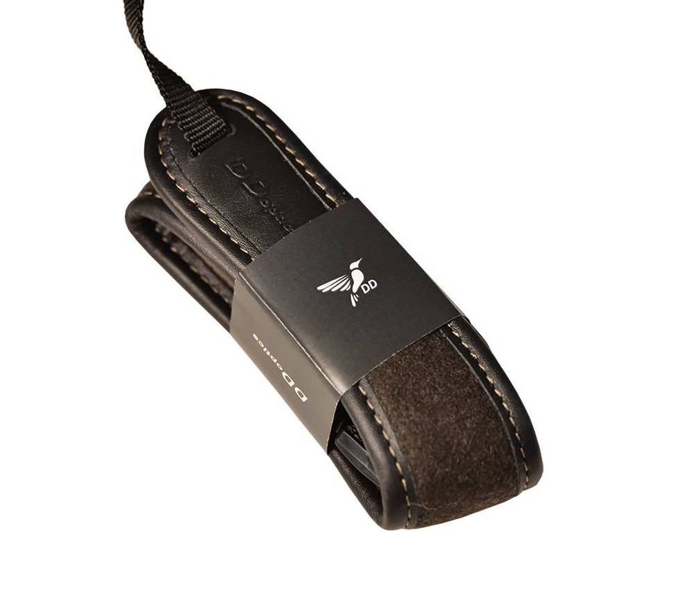 Niggeloh Fernglastrageriemen Leder Loden Schwarz DDoptics 141100002